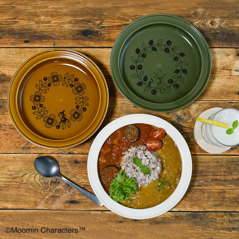9-nine- 春風先輩のスプーン付きカレー皿 9-nine- 春風先輩のスプーン付きカレー皿